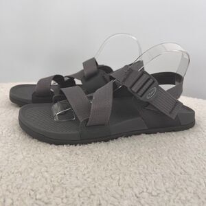 Chaco Mens Lowdown Sandals Size 9 Grey Strap Hiking Comfort Outdoor Athletic